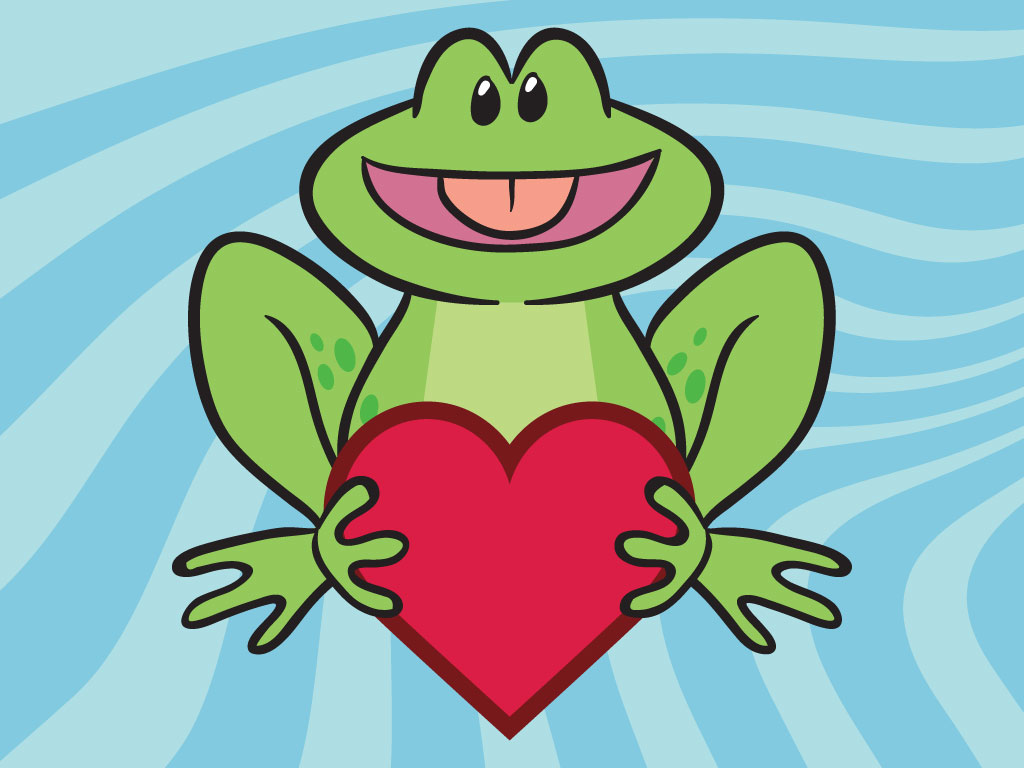 valentine frog clipart - photo #49