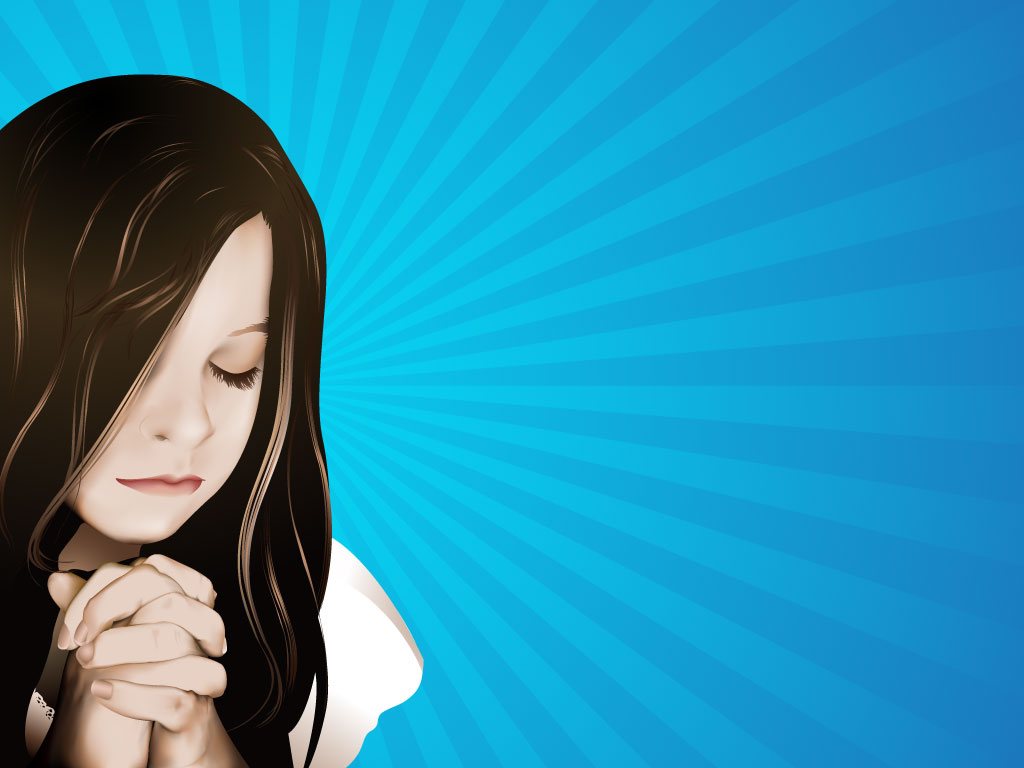 free clipart little girl praying - photo #16